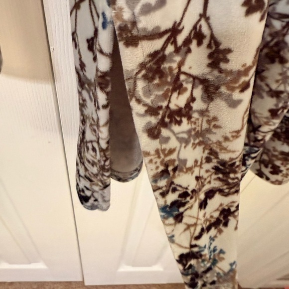 Pure Jill J. Jill Women’s Stretch Soft Velour Tunic Blouse Multicolor Floral XS - Picture 6 of 13